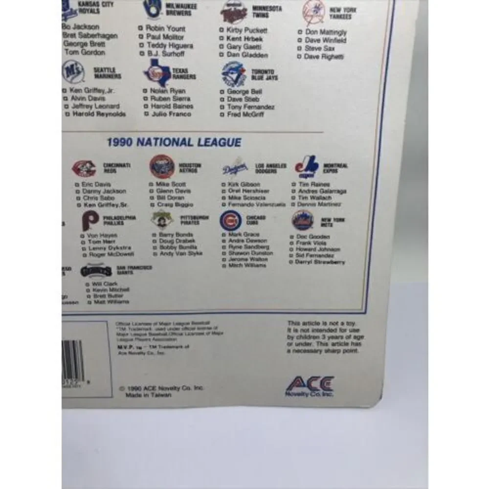 Darryl Strawberry Ace Novelty MLB MVP Players Collector Pin Series